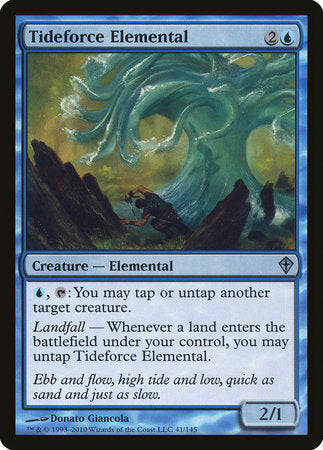 Tideforce Elemental [Worldwake] | Arkham Games and Comics