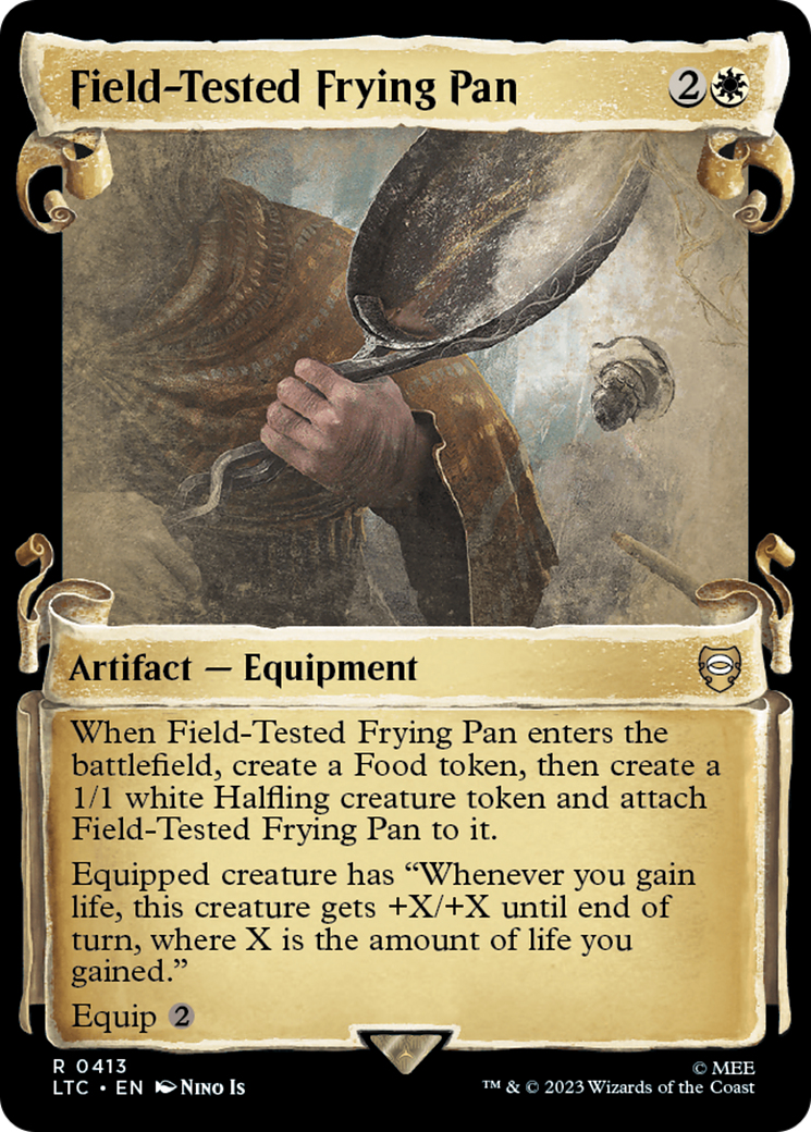 Field-Tested Frying Pan [The Lord of the Rings: Tales of Middle-Earth Commander Showcase Scrolls] | Arkham Games and Comics