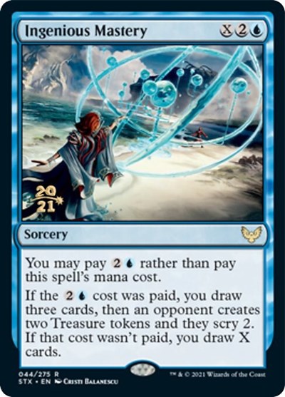 Ingenious Mastery [Strixhaven: School of Mages Prerelease Promos] | Arkham Games and Comics
