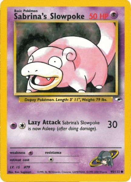 Sabrina's Slowpoke (95/132) [Gym Heroes Unlimited] | Arkham Games and Comics