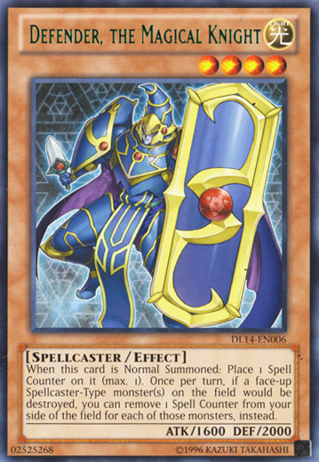 Defender, the Magical Knight (Green) [DL14-EN006] Rare | Arkham Games and Comics