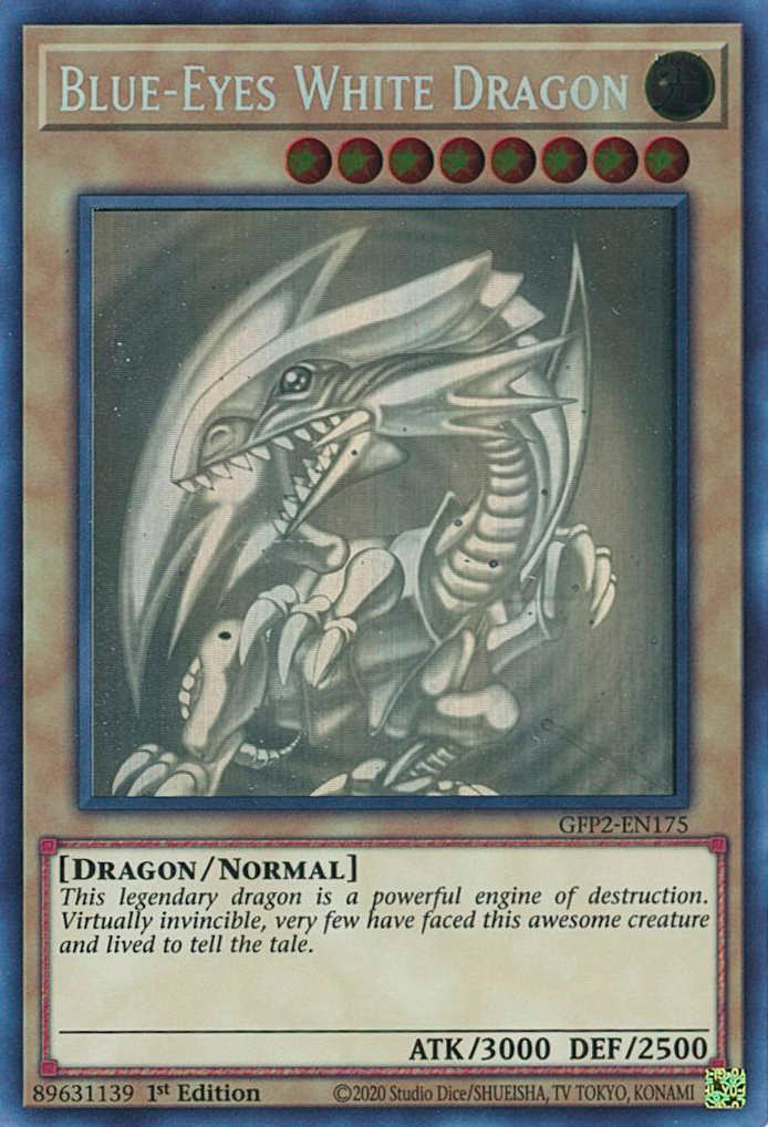 Blue-Eyes White Dragon [GFP2-EN175] Ghost Rare | Arkham Games and Comics