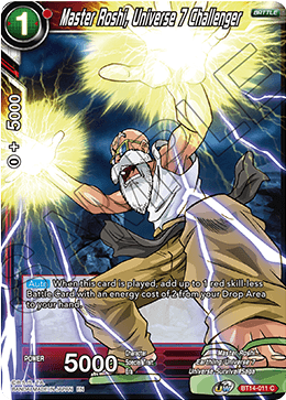 Master Roshi, Universe 7 Challenger (BT14-011) [Cross Spirits] | Arkham Games and Comics