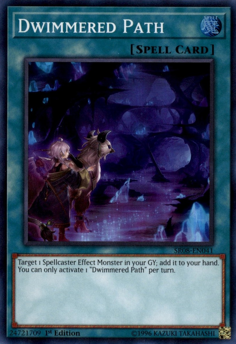 Dwimmered Path [SR08-EN041] Super Rare | Arkham Games and Comics