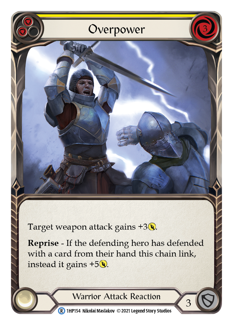 Overpower (Yellow) [1HP154] (History Pack 1) | Arkham Games and Comics