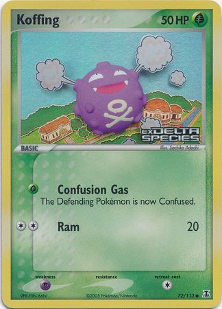 Koffing (72/113) (Stamped) [EX: Delta Species] | Arkham Games and Comics