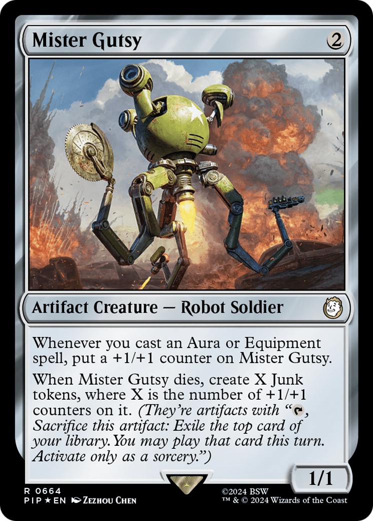 Mister Gutsy (Surge Foil) [Fallout] | Arkham Games and Comics