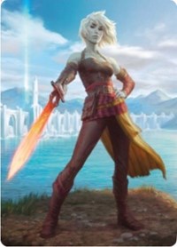 Nahiri, Heir of the Ancients 1 Art Card [Zendikar Rising Art Series] | Arkham Games and Comics