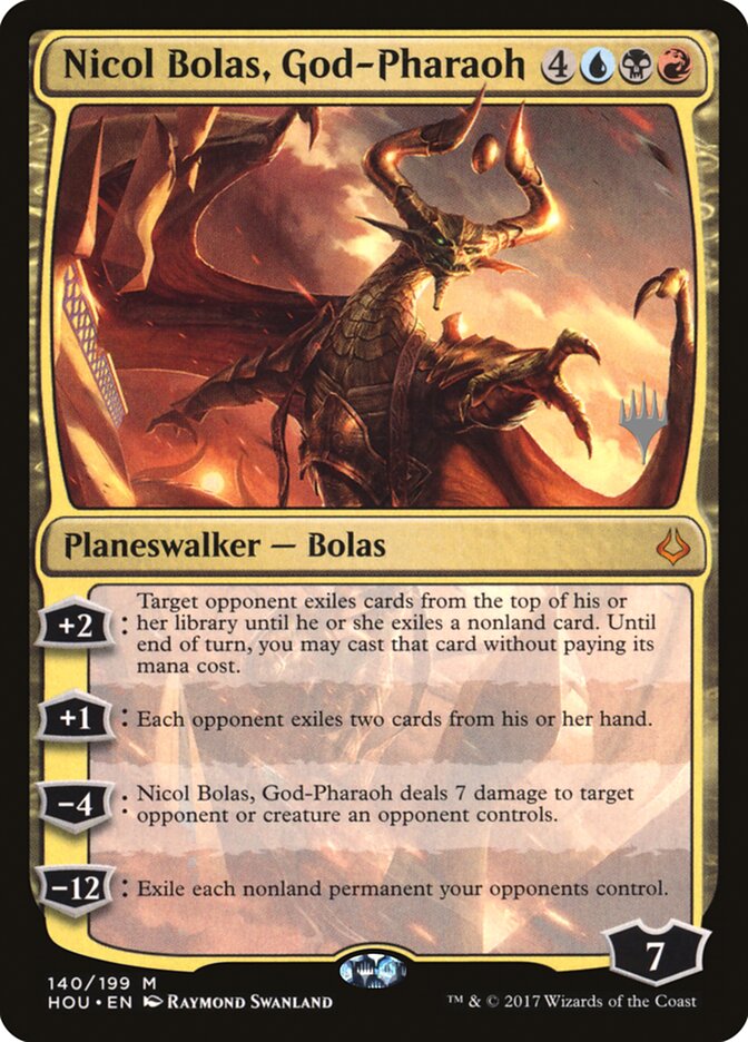 Nicol Bolas, God-Pharaoh (Promo Pack) [Hour of Devastation Promos] | Arkham Games and Comics