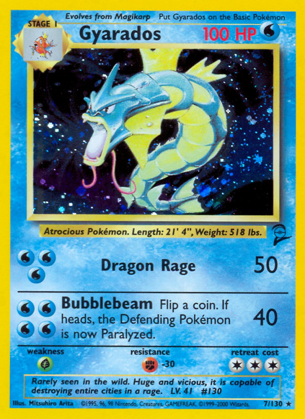 Gyarados (7/130) [Base Set 2] | Arkham Games and Comics