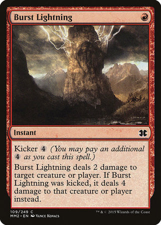 Burst Lightning [Modern Masters 2015] | Arkham Games and Comics