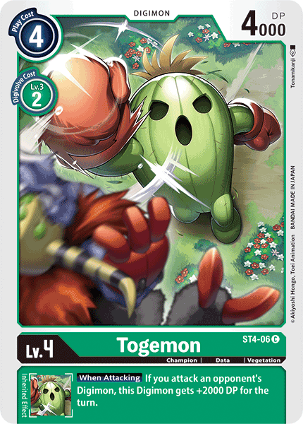 Togemon [ST4-06] [Starter Deck: Giga Green] | Arkham Games and Comics