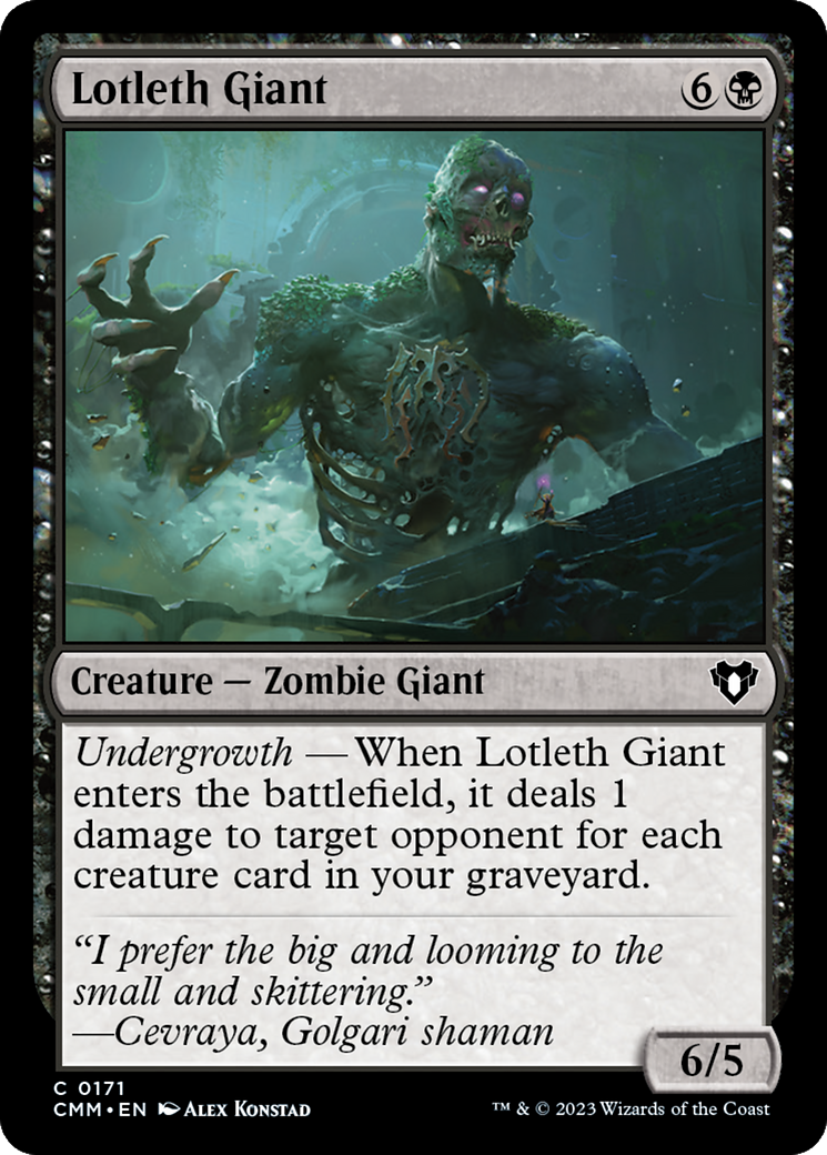 Lotleth Giant [Commander Masters] | Arkham Games and Comics