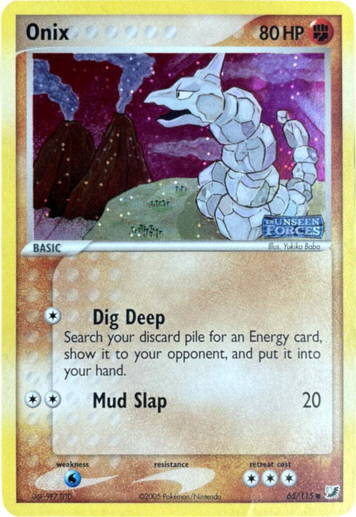 Onix (65/115) (Stamped) [EX: Unseen Forces] | Arkham Games and Comics