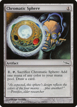 Chromatic Sphere [Mirrodin] | Arkham Games and Comics