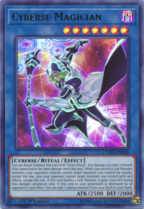 Cyberse Magician [CYHO-EN026] Ultra Rare | Arkham Games and Comics