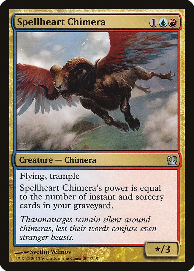 Spellheart Chimera [Theros] | Arkham Games and Comics