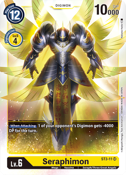 Seraphimon [ST3-11] [Starter Deck: Heaven's Yellow] | Arkham Games and Comics