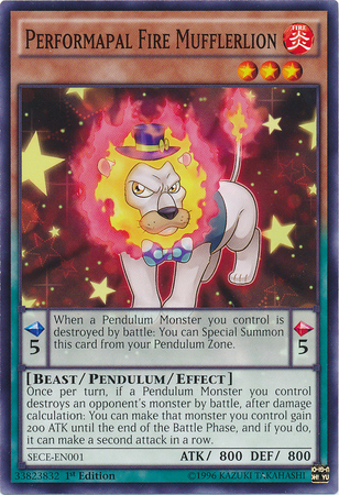 Performapal Fire Mufflerlion [SECE-EN001] Common | Arkham Games and Comics