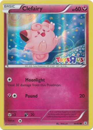 Clefairy (50/83) (Toys R Us Promo) [XY: Generations] | Arkham Games and Comics