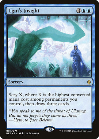 Ugin's Insight [Battle for Zendikar] | Arkham Games and Comics