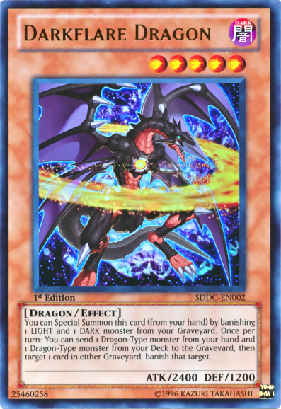 Darkflare Dragon [SDDC-EN002] Ultra Rare | Arkham Games and Comics