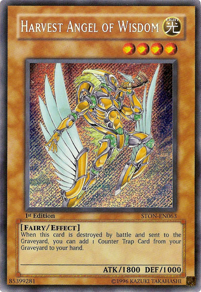 Harvest Angel of Wisdom [STON-EN063] Secret Rare | Arkham Games and Comics