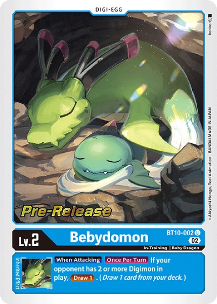 Bebydomon [BT10-002] [Xros Encounter Pre-Release Cards] | Arkham Games and Comics