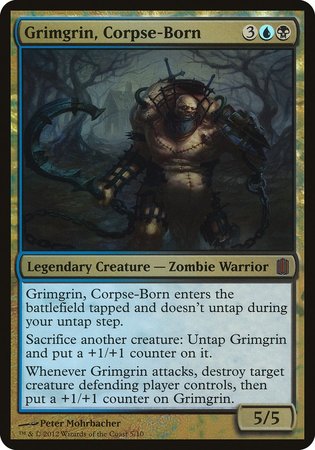 Grimgrin, Corpse-Born (Commander's Arsenal) [Commander's Arsenal Oversized] | Arkham Games and Comics