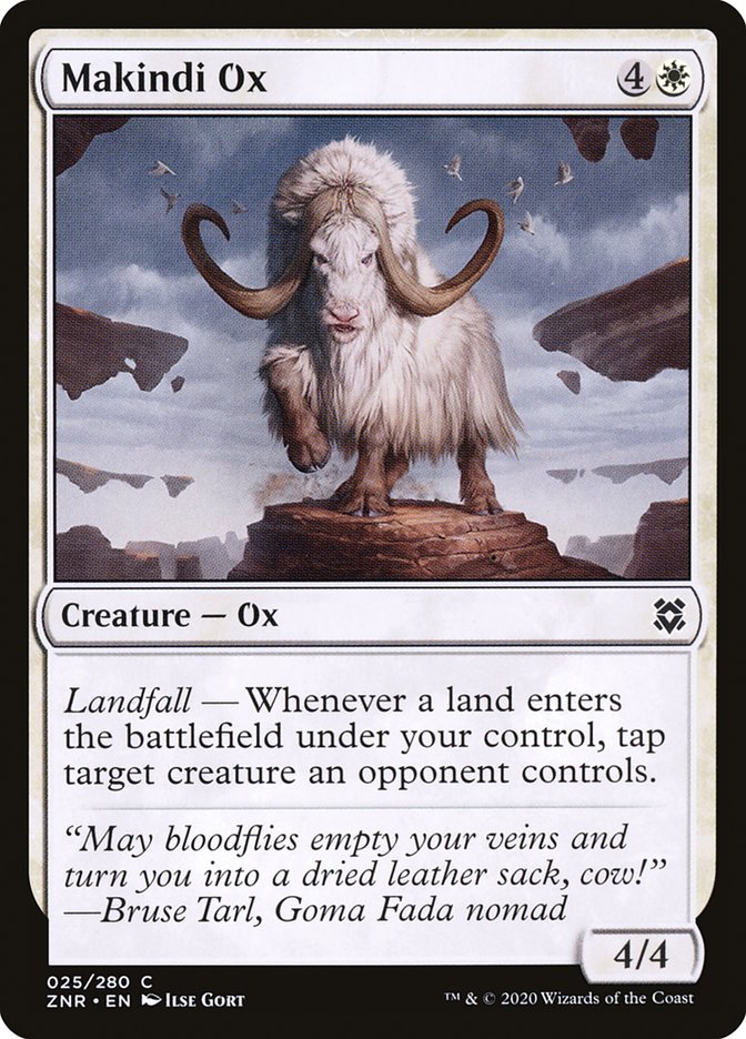 Makindi Ox [Zendikar Rising] | Arkham Games and Comics