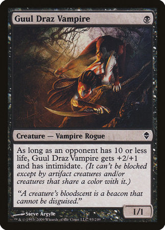 Guul Draz Vampire [Zendikar] | Arkham Games and Comics