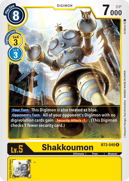 Shakkoumon [BT3-040] [Release Special Booster Ver.1.5] | Arkham Games and Comics