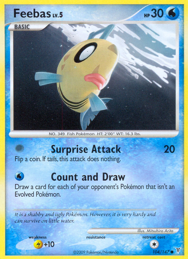 Feebas (104/147) [Platinum: Supreme Victors] | Arkham Games and Comics