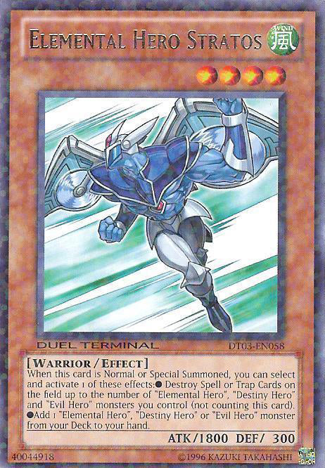 Elemental Hero Stratos [DT03-EN058] Rare | Arkham Games and Comics