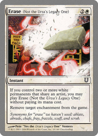 Erase (Not the Urza's Legacy One) [Unhinged] | Arkham Games and Comics