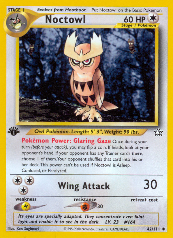 Noctowl (42/111) [Neo Genesis 1st Edition] | Arkham Games and Comics