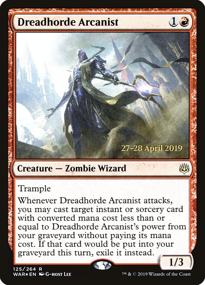 Dreadhorde Arcanist  [War of the Spark Prerelease Promos] | Arkham Games and Comics