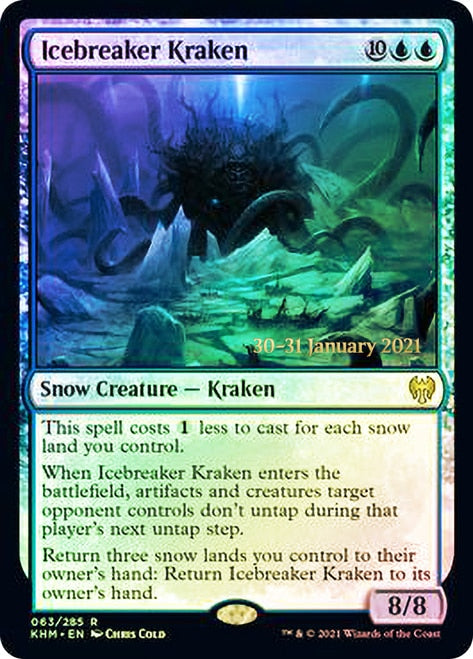 Icebreaker Kraken  [Kaldheim Prerelease Promos] | Arkham Games and Comics