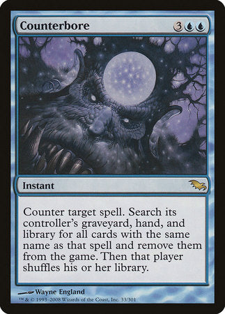 Counterbore [Shadowmoor] | Arkham Games and Comics