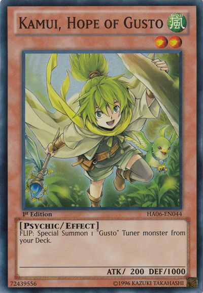 Kamui, Hope of Gusto [HA06-EN044] Super Rare | Arkham Games and Comics