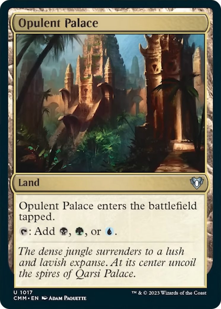 Opulent Palace [Commander Masters] | Arkham Games and Comics