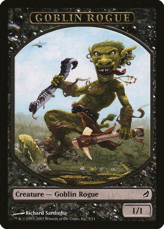 Goblin Rogue Token [Lorwyn Tokens] | Arkham Games and Comics