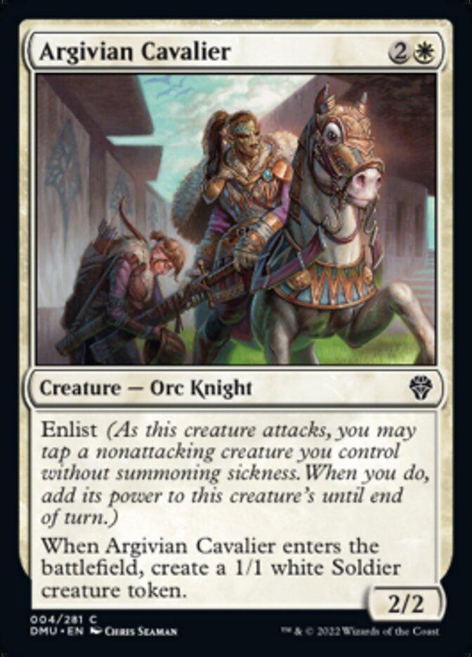 Argivian Cavalier [Dominaria United] | Arkham Games and Comics