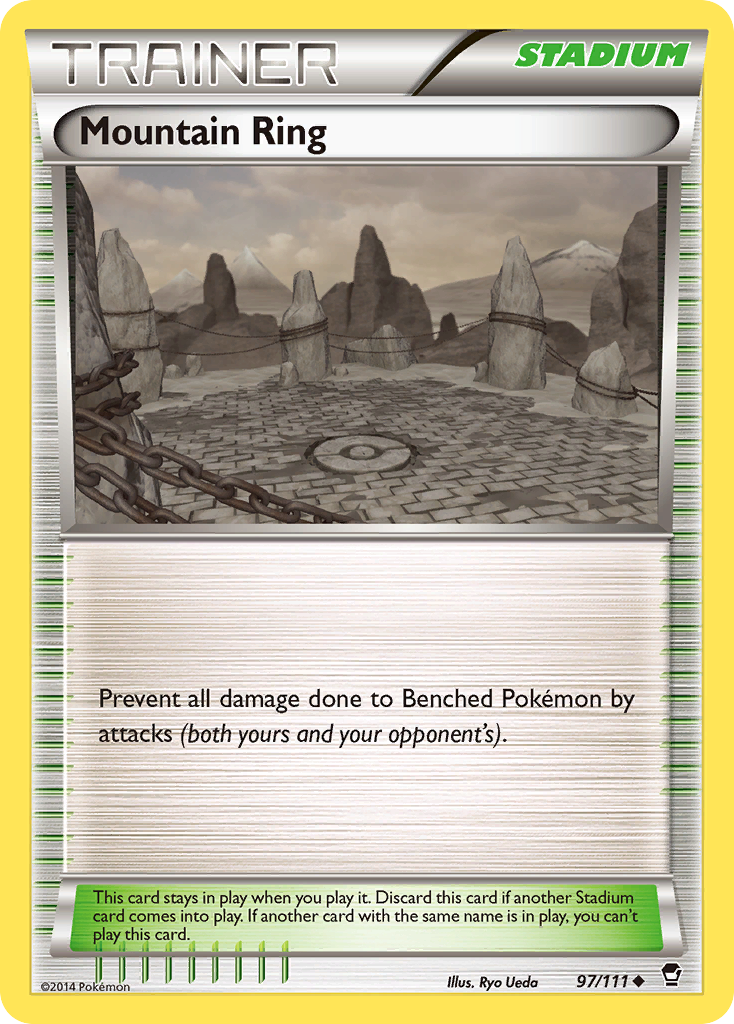 Mountain Ring (97/111) [XY: Furious Fists] | Arkham Games and Comics