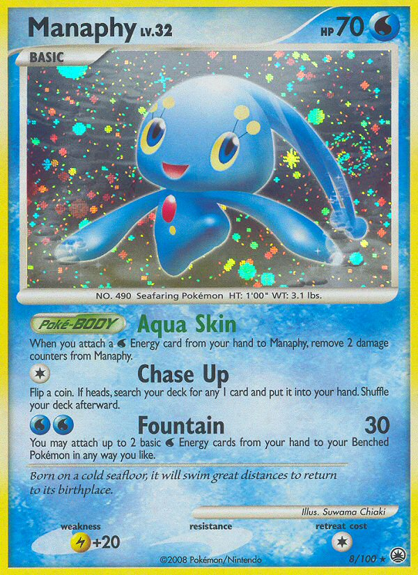 Manaphy (8/100) [Diamond & Pearl: Majestic Dawn] | Arkham Games and Comics