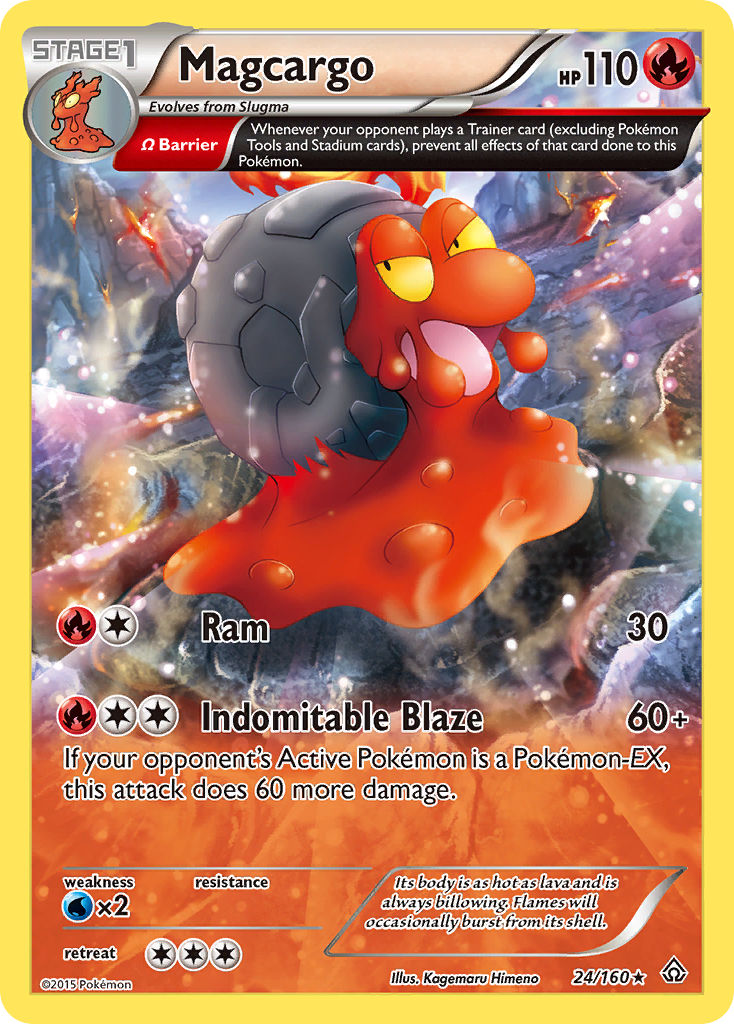 Magcargo (24/160) [XY: Primal Clash] | Arkham Games and Comics