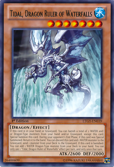 Tidal, Dragon Ruler of Waterfalls [LTGY-EN039] Rare | Arkham Games and Comics