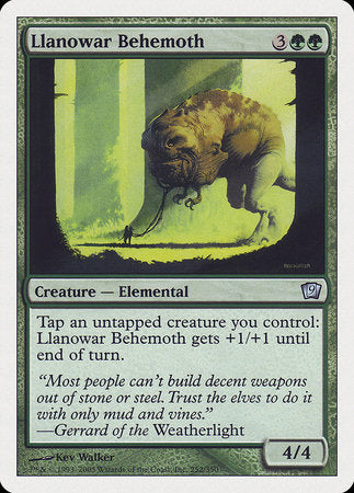 Llanowar Behemoth [Ninth Edition] | Arkham Games and Comics