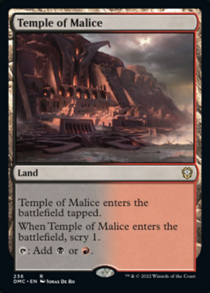 Temple of Malice [Dominaria United Commander] | Arkham Games and Comics