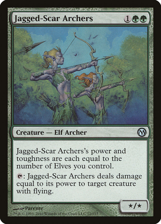 Jagged-Scar Archers [Duels of the Planeswalkers] | Arkham Games and Comics